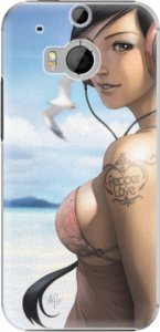 Plastové pouzdro iSaprio - Girl 02 - HTC One M8