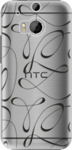 Plastové pouzdro iSaprio - Fancy - black - HTC One M8