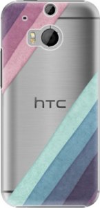 Plastové pouzdro iSaprio - Glitter Stripes 01 - HTC One M8