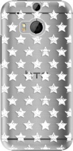 Plastové pouzdro iSaprio - Stars Pattern - white - HTC One M8