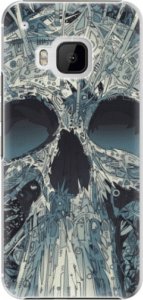 Plastové pouzdro iSaprio - Abstract Skull - HTC One M9