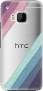 Plastové pouzdro iSaprio - Glitter Stripes 01 - HTC One M9