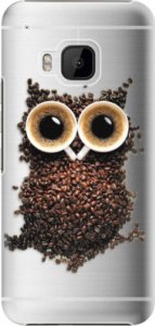 Plastové pouzdro iSaprio - Owl And Coffee - HTC One M9
