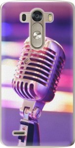 Plastové pouzdro iSaprio - Vintage Microphone - LG G3 (D855)
