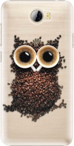 Plastové pouzdro iSaprio - Owl And Coffee - Huawei Y5 II / Y6 II Compact