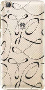 Plastové pouzdro iSaprio - Fancy - black - Huawei Y6 II