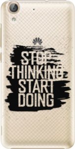 Plastové pouzdro iSaprio - Start Doing - black - Huawei Y6 II