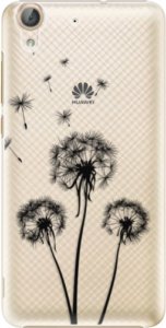 Plastové pouzdro iSaprio - Three Dandelions - black - Huawei Y6 II
