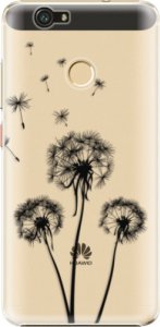Plastové pouzdro iSaprio - Three Dandelions - black - Huawei Nova