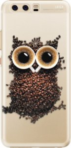 Plastové pouzdro iSaprio - Owl And Coffee - Huawei P10