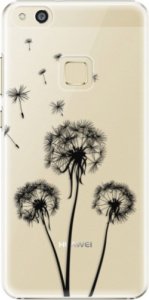 Plastové pouzdro iSaprio - Three Dandelions - black - Huawei P10 Lite