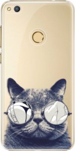 Plastové pouzdro iSaprio - Crazy Cat 01 - Huawei Honor 8 Lite