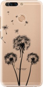 Plastové pouzdro iSaprio - Three Dandelions - black - Huawei Honor 8 Pro