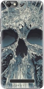 Plastové pouzdro iSaprio - Abstract Skull - Lenovo Vibe C