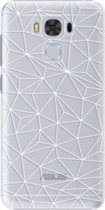 Plastové pouzdro iSaprio - Abstract Triangles 03 - white - Asus ZenFone 3 Max ZC553KL