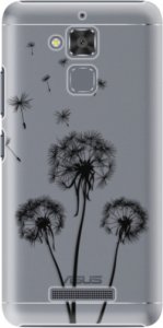 Plastové pouzdro iSaprio - Three Dandelions - black - Asus ZenFone 3 Max ZC520TL