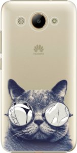 Plastové pouzdro iSaprio - Crazy Cat 01 - Huawei Y3 2017
