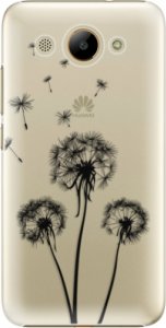 Plastové pouzdro iSaprio - Three Dandelions - black - Huawei Y3 2017