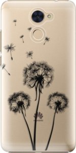 Plastové pouzdro iSaprio - Three Dandelions - black - Huawei Y7 / Y7 Prime