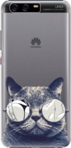 Plastové pouzdro iSaprio - Crazy Cat 01 - Huawei P10 Plus