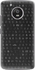 Plastové pouzdro iSaprio - Ampersand 01 - Lenovo Moto G5