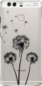 Plastové pouzdro iSaprio - Three Dandelions - black - Huawei P9