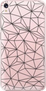 Plastové pouzdro iSaprio - Abstract Triangles 03 - black - Asus ZenFone Live ZB501KL