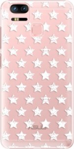 Plastové pouzdro iSaprio - Stars Pattern - white - Asus Zenfone 3 Zoom ZE553KL