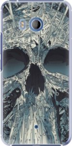 Plastové pouzdro iSaprio - Abstract Skull - HTC U11