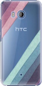 Plastové pouzdro iSaprio - Glitter Stripes 01 - HTC U11