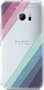 Plastové pouzdro iSaprio - Glitter Stripes 01 - HTC 10
