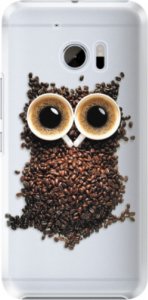 Plastové pouzdro iSaprio - Owl And Coffee - HTC 10