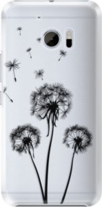 Plastové pouzdro iSaprio - Three Dandelions - black - HTC 10