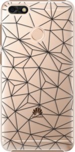 Plastové pouzdro iSaprio - Abstract Triangles 03 - black - Huawei P9 Lite Mini