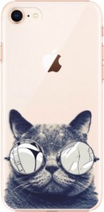 Plastové pouzdro iSaprio - Crazy Cat 01 - iPhone 8