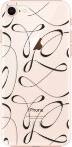 Plastové pouzdro iSaprio - Fancy - black - iPhone 8