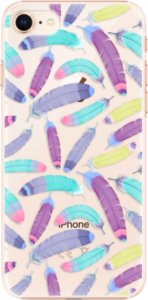 Plastové pouzdro iSaprio - Feather Pattern 01 - iPhone 8