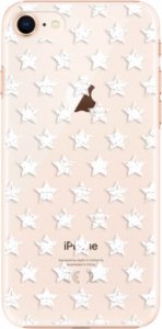 Plastové pouzdro iSaprio - Stars Pattern - white - iPhone 8