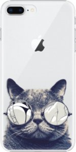 Plastové pouzdro iSaprio - Crazy Cat 01 - iPhone 8 Plus
