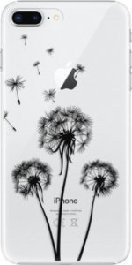 Plastové pouzdro iSaprio - Three Dandelions - black - iPhone 8 Plus