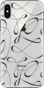 Plastové pouzdro iSaprio - Fancy - black - iPhone X