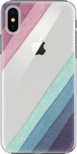 Plastové pouzdro iSaprio - Glitter Stripes 01 - iPhone X