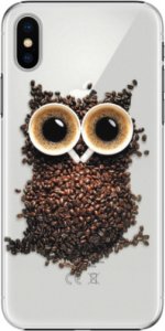 Plastové pouzdro iSaprio - Owl And Coffee - iPhone X