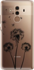 Plastové pouzdro iSaprio - Three Dandelions - black - Huawei Mate 10 Pro