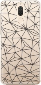 Plastové pouzdro iSaprio - Abstract Triangles 03 - black - Huawei Mate 10 Lite