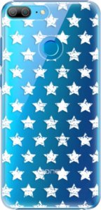 Plastové pouzdro iSaprio - Stars Pattern - white - Huawei Honor 9 Lite