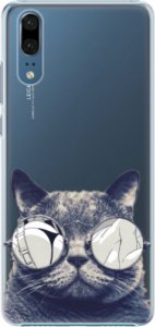 Plastové pouzdro iSaprio - Crazy Cat 01 - Huawei P20