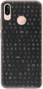 Plastové pouzdro iSaprio - Ampersand 01 - Huawei P20 Lite