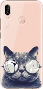 Plastové pouzdro iSaprio - Crazy Cat 01 - Huawei P20 Lite