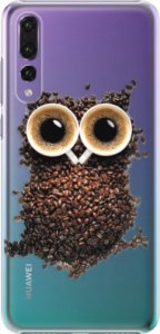 Plastové pouzdro iSaprio - Owl And Coffee - Huawei P20 Pro
